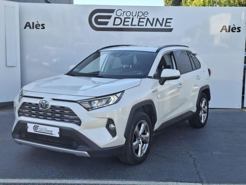 30100 : Hyundai Alès - Auto Hall - TOYOTA RAV4 HYBRIDE PRO MY20 Dynamic Business - RAV4 V - Blanc - Automate à fonct. Continu - Essence / Courant électrique