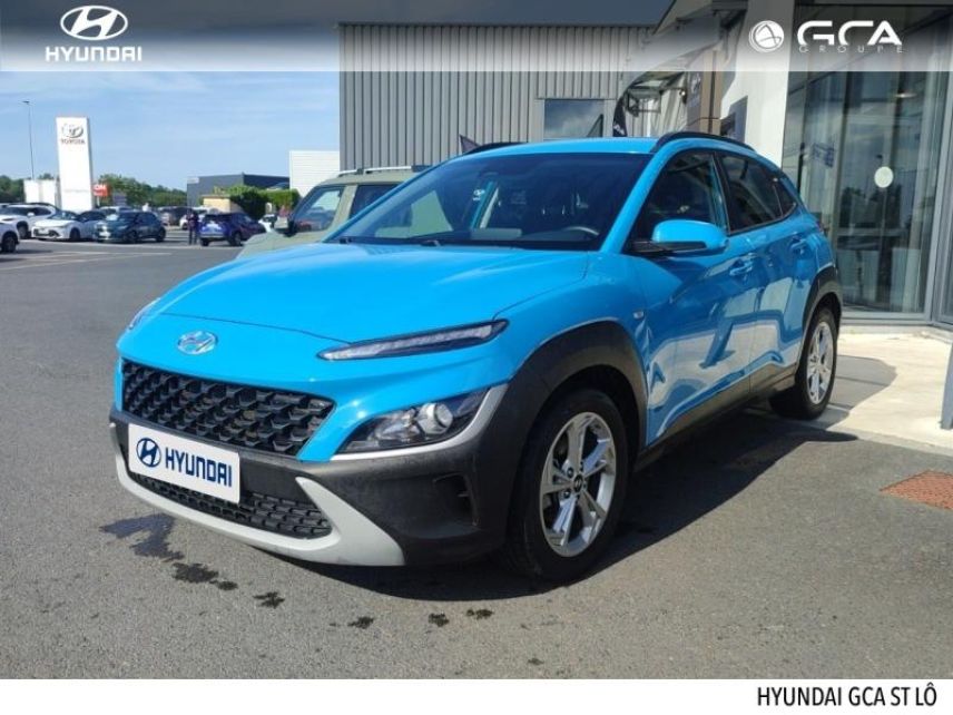 50000 : Hyundai Saint-Lô - GCA - HYUNDAI Kona - Kona - Bleu - Traction - Essence/Micro-Hybride