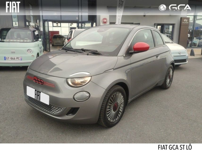 50000 : Hyundai Saint-Lô - GCA - FIAT 500 - 500 - Gris - Traction - Electrique