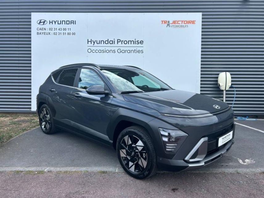 14100 : Hyundai Lisieux - Trajectoire Automobiles - HYUNDAI Kona - Kona - Ecotronic Gray perlé métallisé - Traction - Hybride : Essence/Electrique