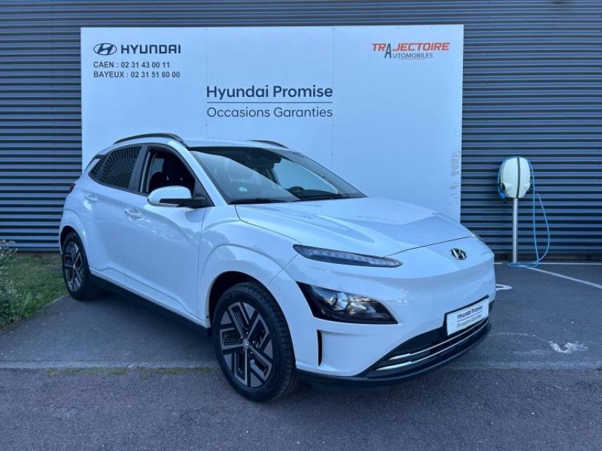 14100 : Hyundai Lisieux - Trajectoire Automobiles - HYUNDAI Kona - Kona - Chalk White Métal - Traction - Electrique