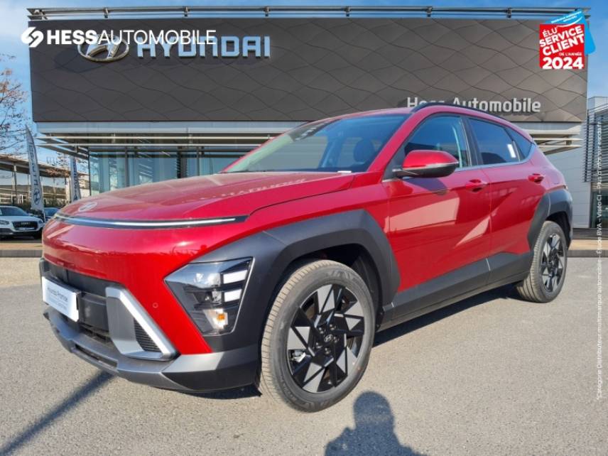 51100 : Hyundai Reims - HESS Automobile - HYUNDAI Kona - Kona - Ultimate Red métallisé - Traction - Hybride : Essence/Electrique