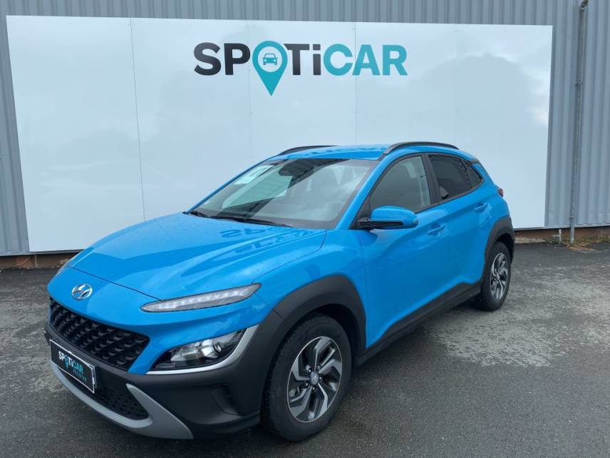 33140 : Hyundai Bordeaux Sud Villenave d&#039;Ornon - Sipa Automobiles - HYUNDAI KONA HYBRID Intuitive - KONA - BLEU - Automate sequentiel - Essence / Courant électrique