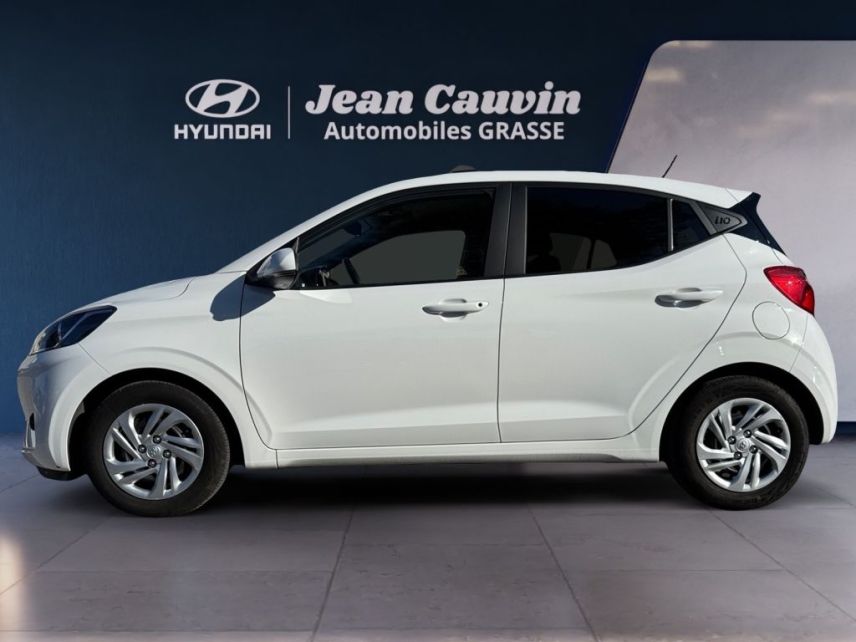 06130 : Hyundai Grasse - Garage Jean Cauvin - HYUNDAI i10 Creative - i10 III - Blanc - Boîte manuelle - Essence sans plomb