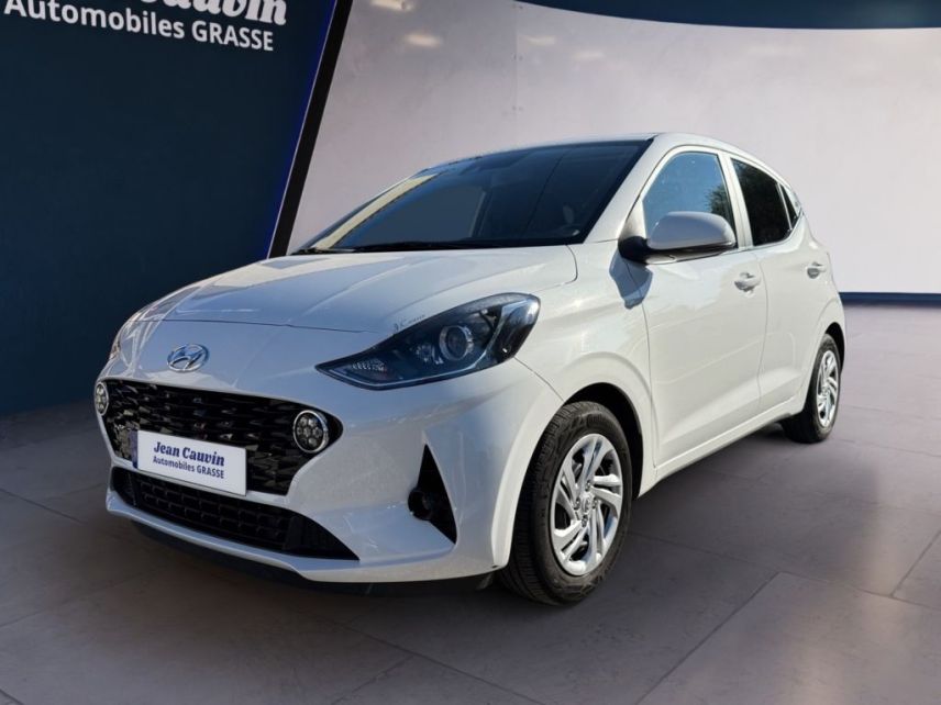 06130 : Hyundai Grasse - Garage Jean Cauvin - HYUNDAI i10 Creative - i10 III - Blanc - Boîte manuelle - Essence sans plomb