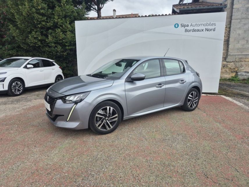 33110 : Hyundai Bordeaux Nord Le Bouscat - Sipa Automobiles - PEUGEOT 208 Allure - 208 (06/2019-09/2023) - GRIS CLAIR - Boîte manuelle - Essence sans plomb