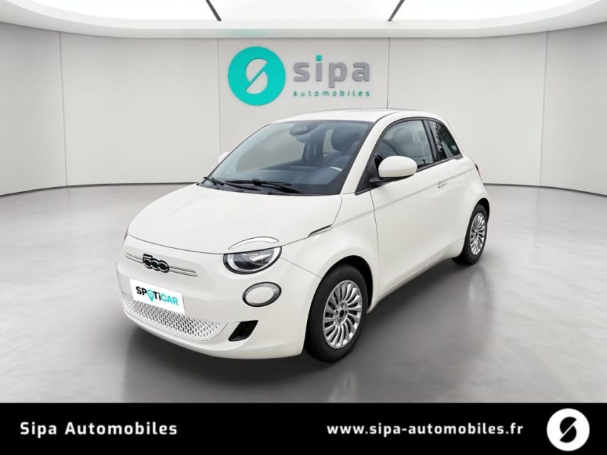 33140 : Hyundai - Sipa Automobiles – Bordeaux Sud - Villenave d’Ornon - FIAT 500e BERLINE Nouvelle 500 - 500 III ELECTRIQUE - Blanc - Automate à fonct. Continu - Courant électrique