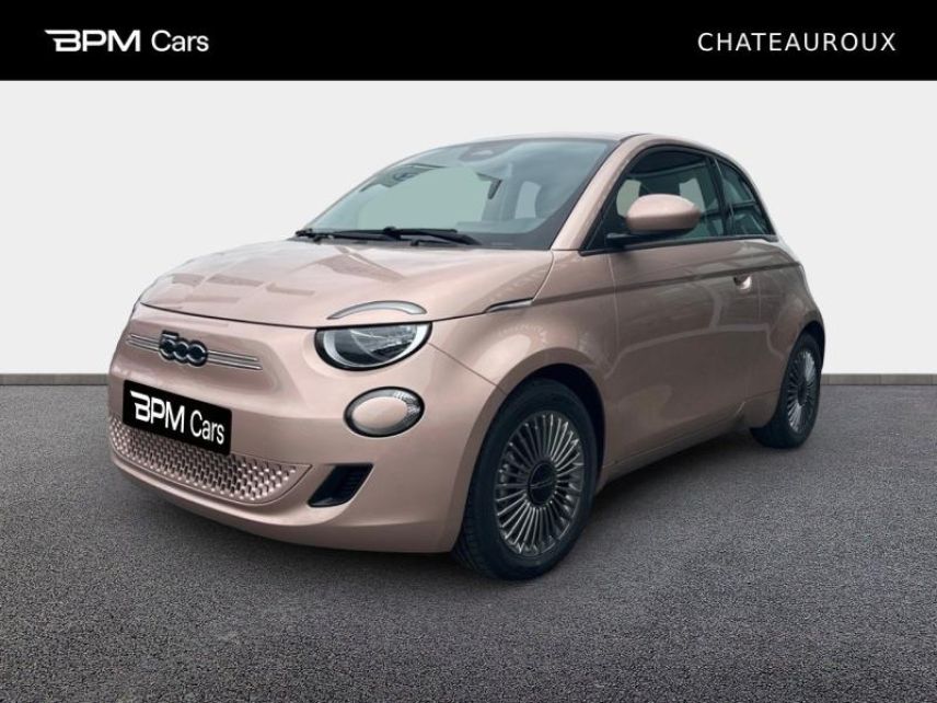 36000 : Hyundai Châteauroux - BPM Cars - FIAT 500 - 500 - Rose Gold métal - Traction - Electrique