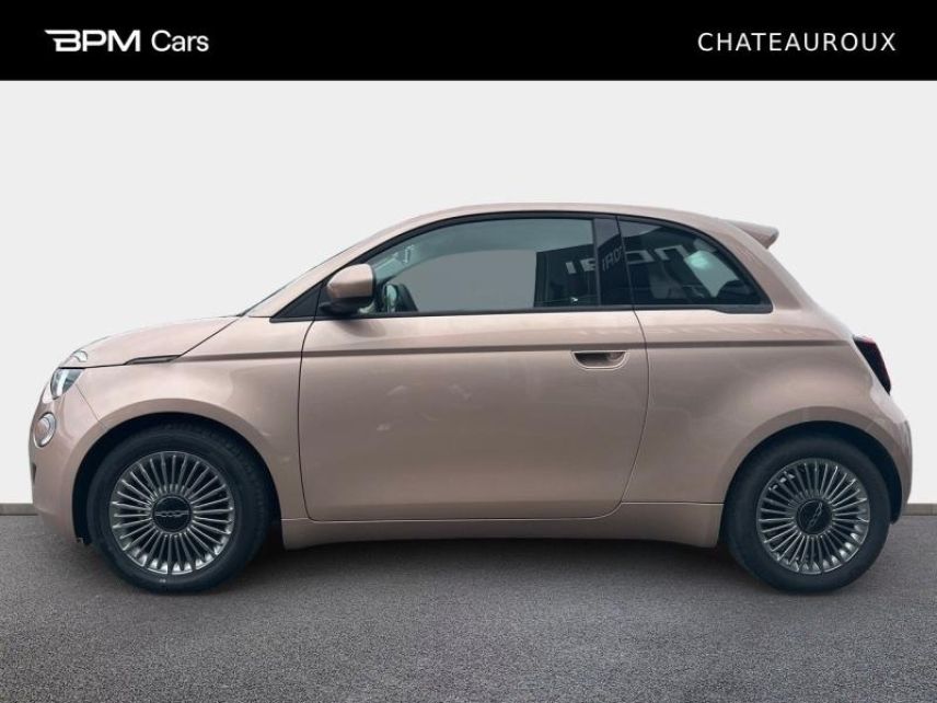 36000 : Hyundai Châteauroux - BPM Cars - FIAT 500 - 500 - Rose Gold métal - Traction - Electrique