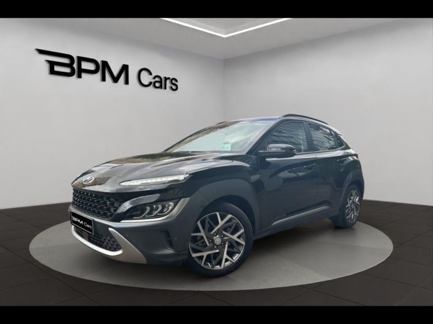 92250 : Hyundai La Garenne-Colombes - BPM Cars - HYUNDAI Kona - Kona - Phantom Black Métal - Traction - Hybride : Essence/Electrique