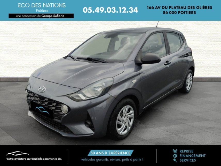 86000 : Hyundai Poitiers - Eco des Nations - HYUNDAI i10 - i10 - Gris fonce - Traction - Essence