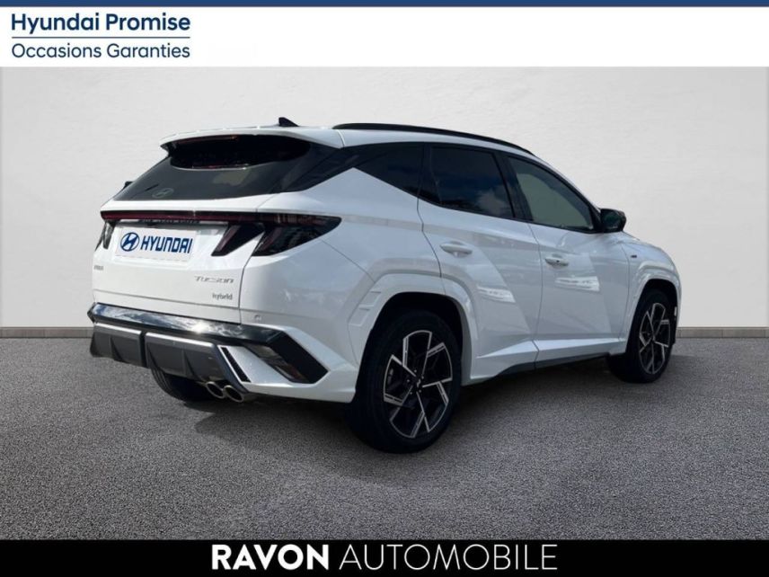 42100 : Hyundai Saint-Etienne - Ravon Automobile - HYUNDAI TUCSON N Line Creative - TUCSON IV - BLANC - Boîte automatique - Essence / Courant électrique