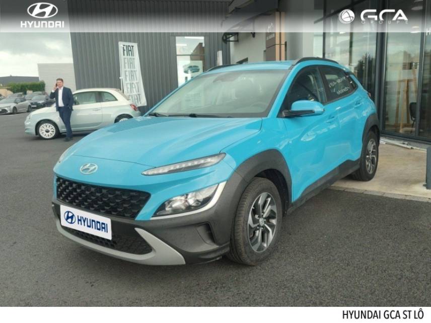 50000 : Hyundai Saint-Lô - GCA - HYUNDAI Kona - Kona - Bleu - Traction - Hybride : Essence/Electrique