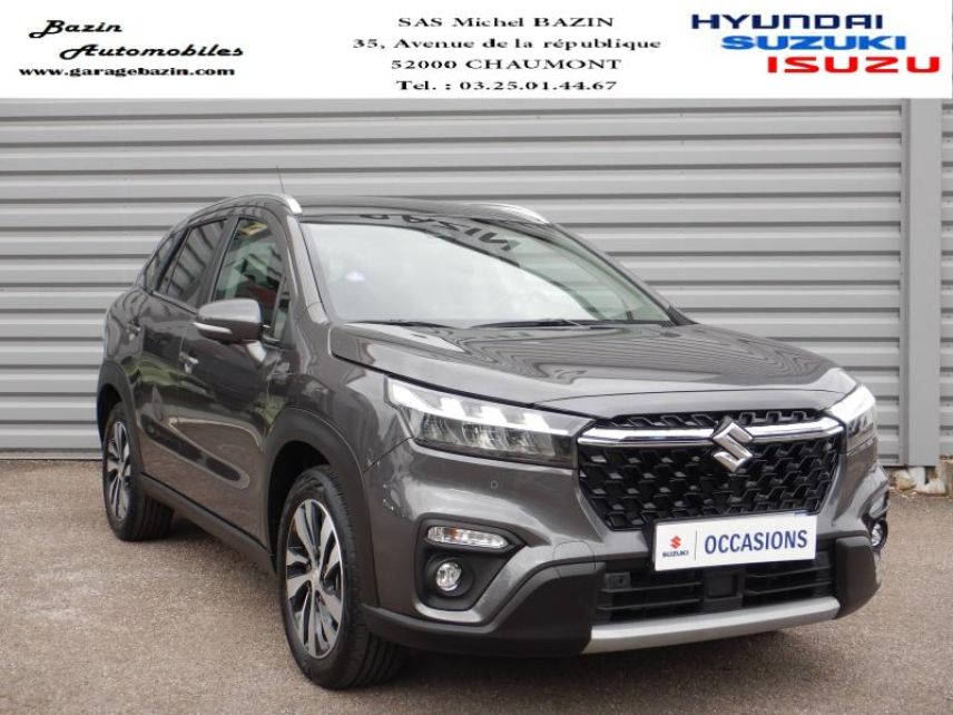52000 : Hyundai Chaumont - Garage Michel Bazin - SUZUKI S-Cross - S-Cross - Prem Titan Dark Gray métallisé - Transmission intégrale - Hybride : Essence/Electrique