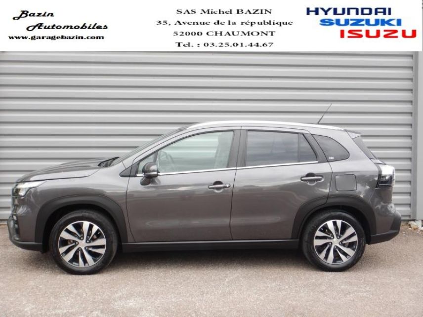 52000 : Hyundai Chaumont - Garage Michel Bazin - SUZUKI S-Cross - S-Cross - Prem Titan Dark Gray métallisé - Transmission intégrale - Hybride : Essence/Electrique
