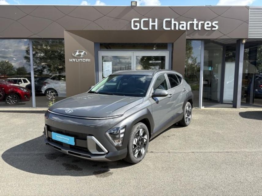 28600 : Hyundai Chartres - GCA - HYUNDAI Kona - Kona - Ecotronic Gray perlé métallisé - Traction - Hybride : Essence/Electrique