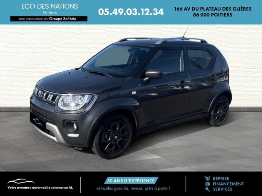 86000 : Hyundai Poitiers - Eco des Nations - SUZUKI Ignis - Ignis - Gris fonce - Traction - Essence/Micro-Hybride