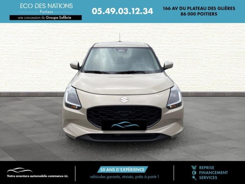 86000 : Hyundai Poitiers - Eco des Nations - SUZUKI Swift - Swift - Caravan Ivory Pearl Metal - Traction - Essence/Micro-Hybride