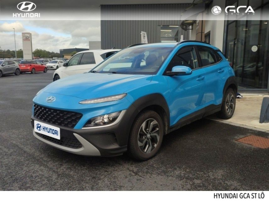 50000 : Hyundai Saint-Lô - GCA - HYUNDAI Kona - Kona - Bleu - Traction - Hybride : Essence/Electrique