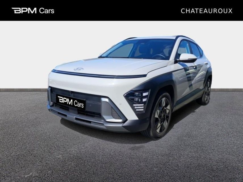 36000 : Hyundai Châteauroux - BPM Cars - HYUNDAI Kona - Kona - Atlas White - Traction - Hybride : Essence/Electrique