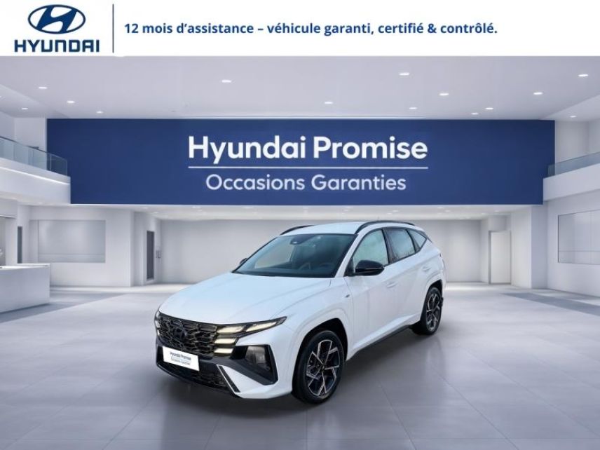 29200 : Hyundai Brest - Iroise Automobiles - HYUNDAI Tucson - Tucson - Serenity White Métal - Traction - Hybride : Essence/Electrique