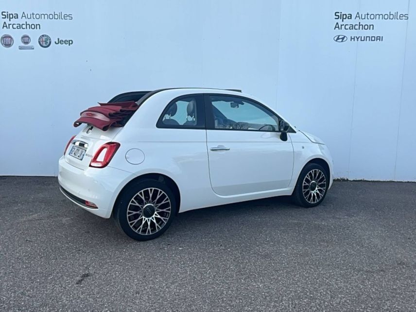 33260 : Hyundai Arcachon - Sipa Automobiles - FIAT 500C  - 500 II - BLANC - Boîte manuelle - Essence sans plomb