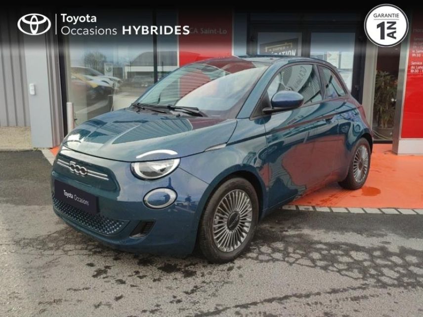 50000 : Hyundai Saint-Lô - GCA - FIAT 500 - 500 - Bleu ocean - Traction - Electrique