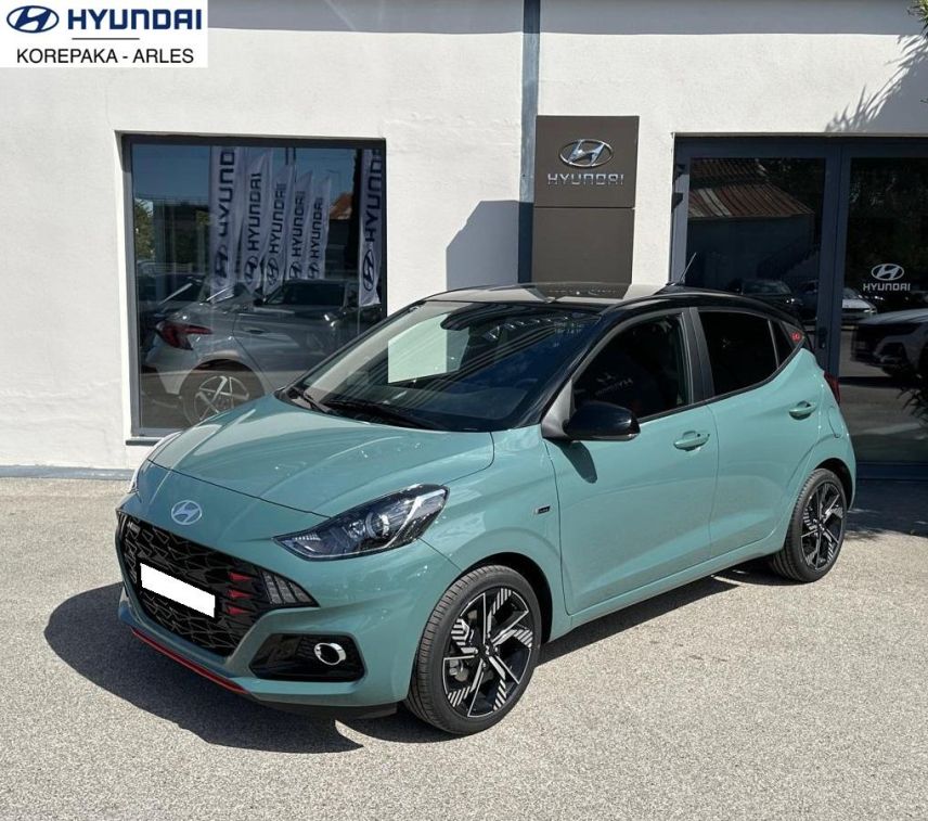 13200 : HYUNDAI Arles - Lexa Automobile - HYUNDAI i10 N Line - i10 III - Vert - Boîte manuelle - Essence sans plomb