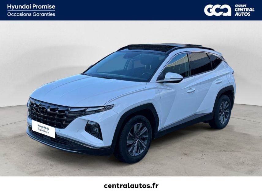 38300 : Hyundai Bourgoin-Jallieu - CENTRAL MOTOR LYON - HYUNDAI TUCSON Creative - TUCSON IV - Blanc - Boîte automatique - Essence / Courant électrique