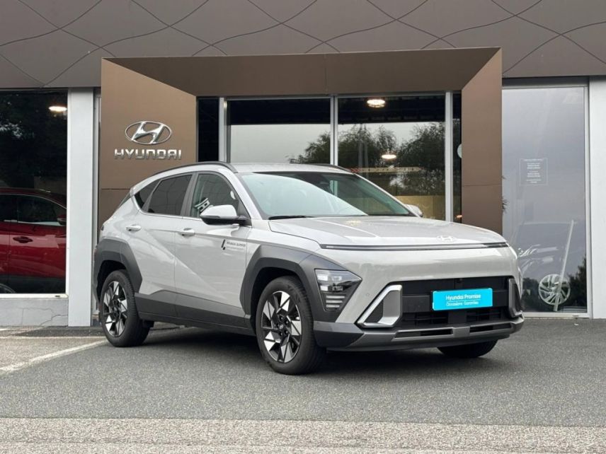 29000 : Hyundai Quimper - Iroise Automobiles - HYUNDAI Kona - Kona - Cyber Gray métallisé - Traction - Hybride : Essence/Electrique
