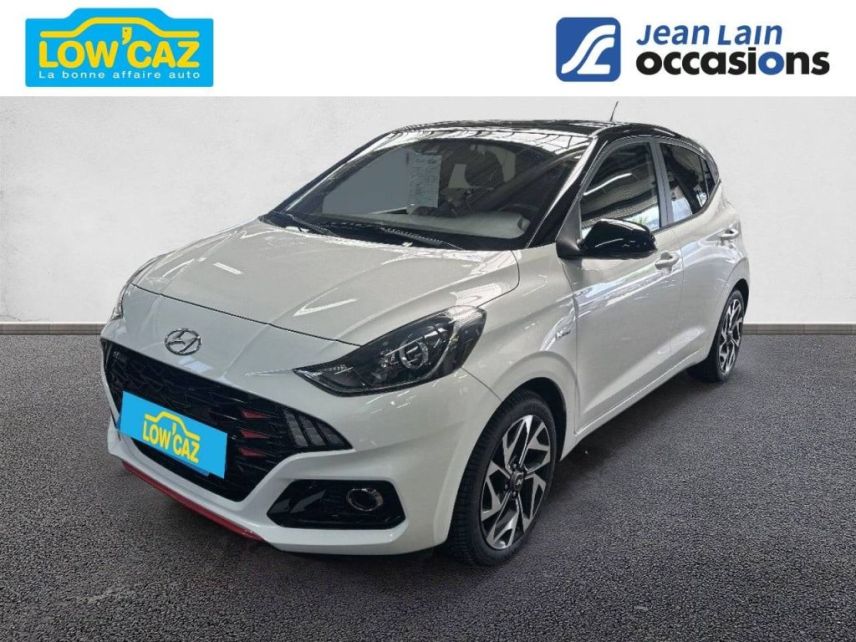 73200 : Hyundai Albertville - Jean Lain Mobilités - HYUNDAI i10 N Line - i10 III - Blanc - Boîte manuelle - Essence sans plomb