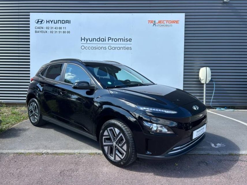 14100 : Hyundai Lisieux - Trajectoire Automobiles - HYUNDAI Kona - Kona - Phantom Black Métal - Traction - Electrique