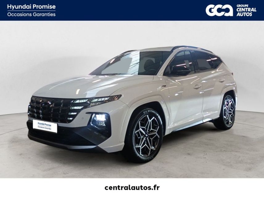 69300 : Hyundai Lyon Nord - Groupe Central Autos - HYUNDAI TUCSON N Line Edition - TUCSON IV - Blanc - Boîte automatique - Essence / Courant électrique