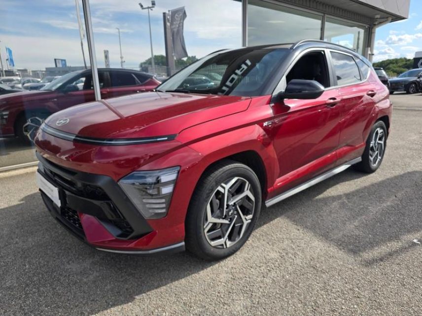 87280 : Hyundai Limoges - Motors Cars - HYUNDAI Kona - Kona - Ultimate Red métallisé/Toit/rétros Black - Traction - Hybride : Essence/Electrique