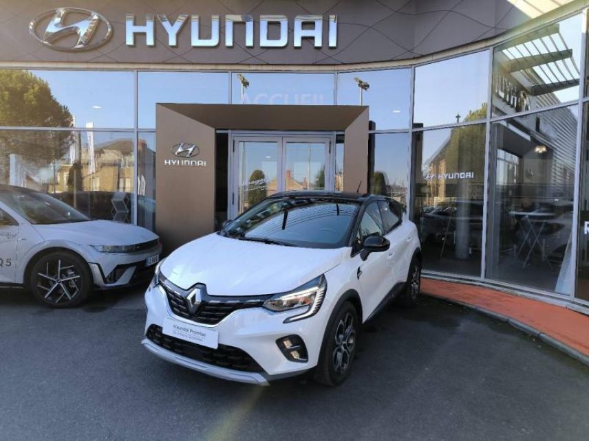 19100 : Hyundai Brive-la-Gaillarde - Garage Pouget - RENAULT Captur - Captur - Blanc Nacre - Traction - Hybride rechargeable : Essence/Electrique