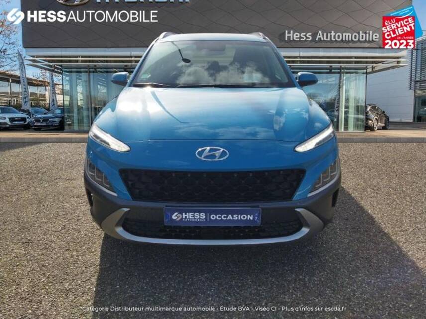 67800 : Hyundai Strasbourg - HESS Automobile - HYUNDAI Kona - Kona - Bleu - Traction - Hybride : Essence/Electrique