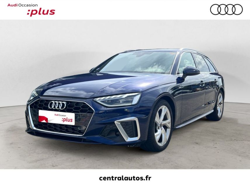 38200 : Hyundai Vienne - Groupe Central Autos - AUDI A4 AVANT S line - A4 III - Bleu - Automate sequentiel - Essence sans plomb