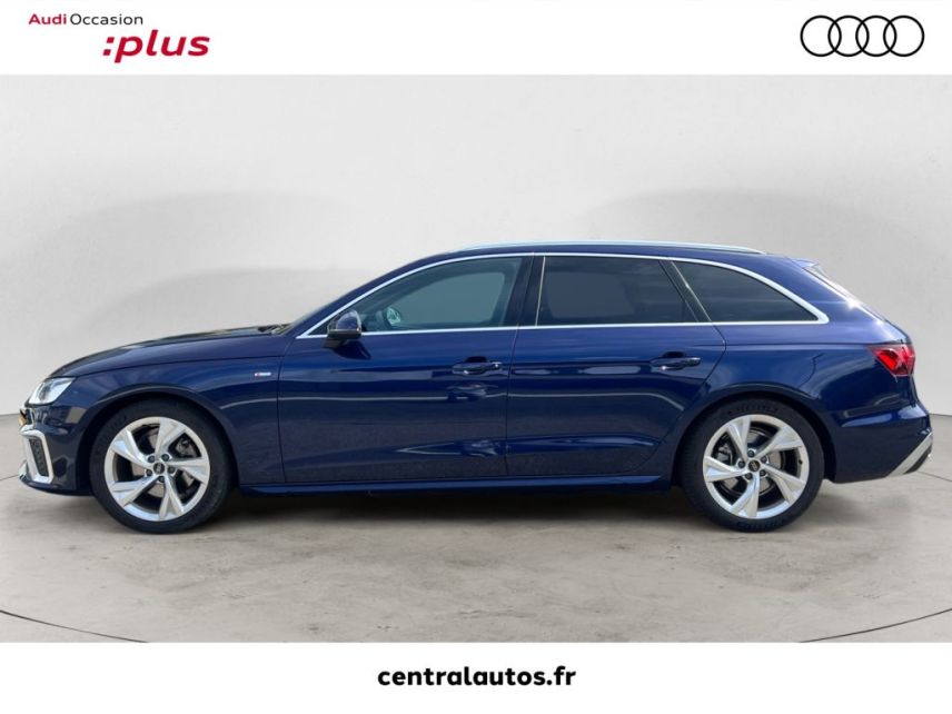 38200 : Hyundai Vienne - Groupe Central Autos - AUDI A4 AVANT S line - A4 III - Bleu - Automate sequentiel - Essence sans plomb
