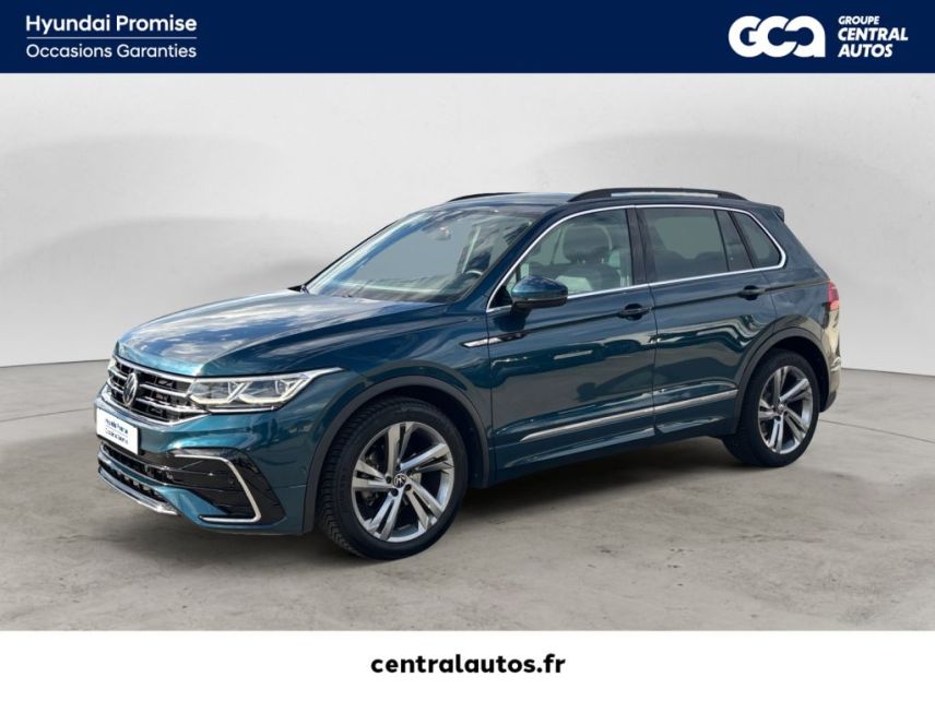 69340 : Hyundai Lyon Ouest - Groupe Central Autos - VOLKSWAGEN TIGUAN R-Line -  - Bleu - Automate sequentiel - Essence sans plomb
