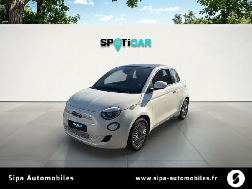 33260 : Hyundai Arcachon - Sipa Automobiles - FIAT 500e CABRIOLET Nouvelle 500 - 500 III ELECTRIQUE - Blanc - Automate à fonct. Continu - Courant électrique