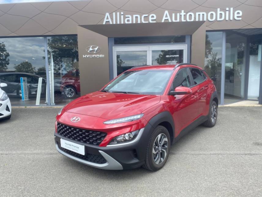 28600 : Hyundai Chartres - Alliance Automobile - HYUNDAI Kona - Kona - Pulse Red Métal - Traction - Hybride : Essence/Electrique