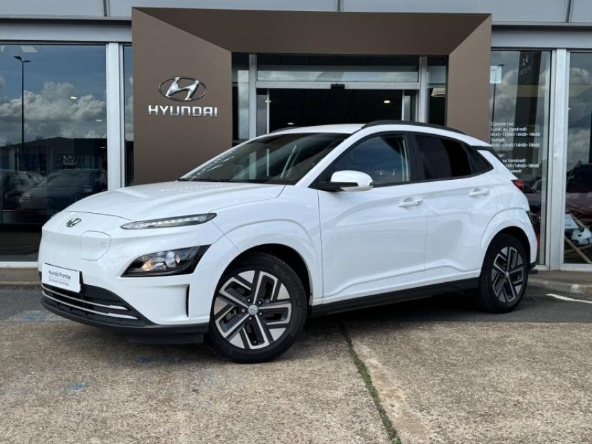 72100 : Hyundai Le Mans - GCH LE MANS - HYUNDAI Kona - Kona - Atlas White Métal - Traction - Electrique