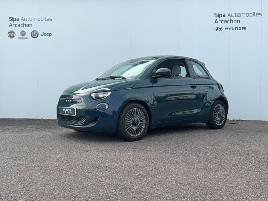 33260 : Hyundai Arcachon - Sipa Automobiles - FIAT 500e BERLINE Icône - 500 III - Ocean Green - Automate à fonct. Continu - Courant électrique