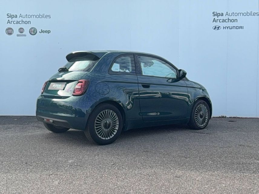 33260 : Hyundai Arcachon - Sipa Automobiles - FIAT 500e BERLINE Icône - 500 III - Ocean Green - Automate à fonct. Continu - Courant électrique