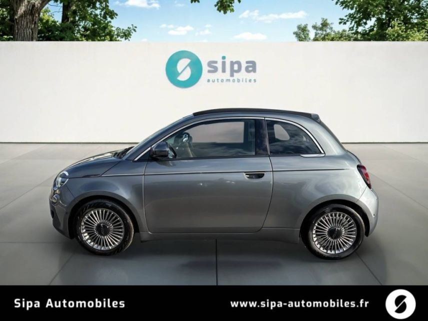 31200 : Hyundai TOULOUSE NORD - AUTO NORD - FIAT 500e CABRIOLET Nouvelle 500 - 500 III ELECTRIQUE - Mineral Grey - Automate à fonct. Continu - Courant électrique