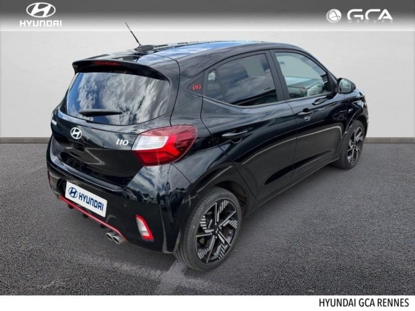 35510 : Hyundai Rennes - GCA - HYUNDAI i10 - i10 - Mangrove Green Métal/Toit/rétros Black - Traction - Essence