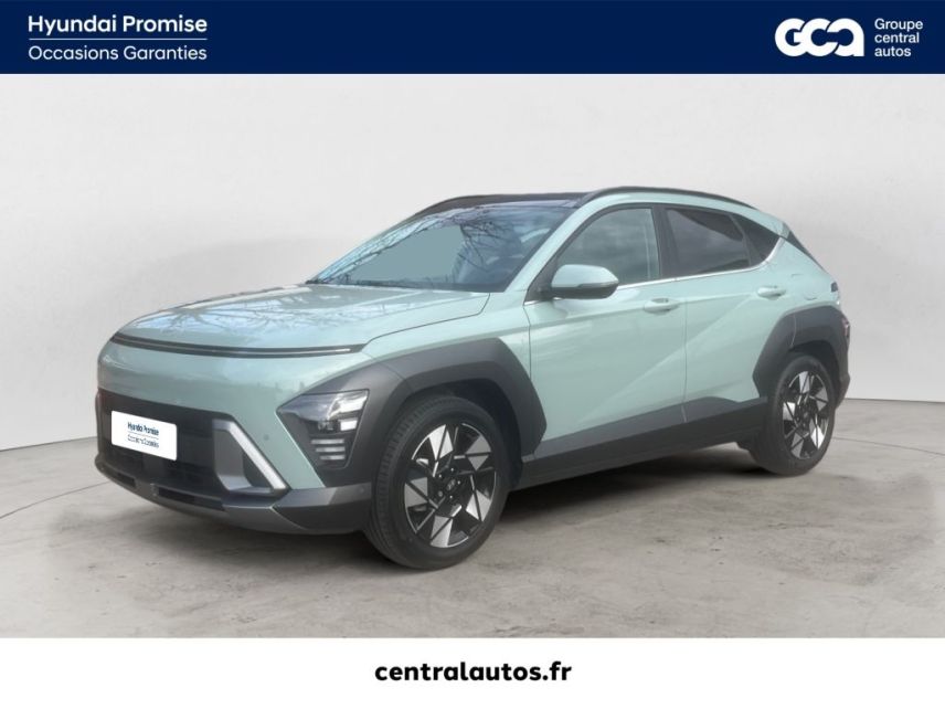 69190 : Hyundai Lyon Sud - Groupe Central Autos - HYUNDAI KONA Executive - KONA II - Mirage Green - Automate sequentiel - Essence / Courant électrique