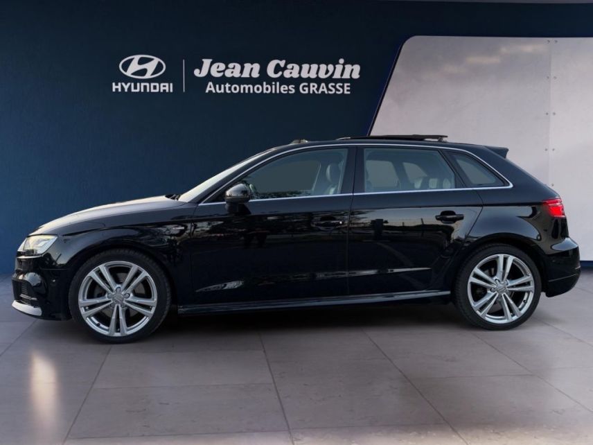 06130 : Hyundai Grasse - Garage Jean Cauvin - AUDI A3 SPORTBACK S Line Plus - A3 III - Noir - Boîte séquentielle - Diesel