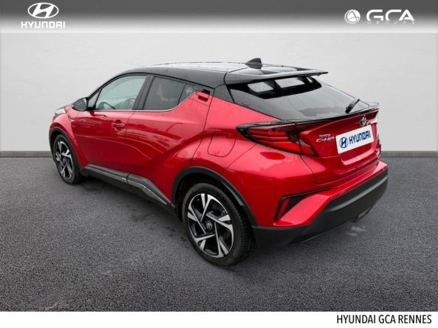 35510 : Hyundai Rennes - GCA - TOYOTA C-HR - C-HR - Bi-ton rouge intense / toit noir - Traction - Hybride : Essence/Electrique