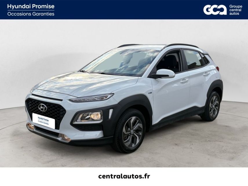 69190 : Hyundai Lyon Sud - Groupe Central Autos - HYUNDAI KONA HYBRID Intuitive - KONA - Blanc - Automate sequentiel - Essence / Courant électrique